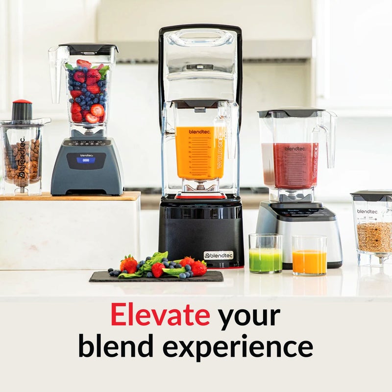 Blendtec Mini WildSide (46 oz), Five Sided, Personalized Blender Jar Vented Latching Lid, BPA-free, Clear - Image 2